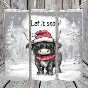Let it snow tumbler